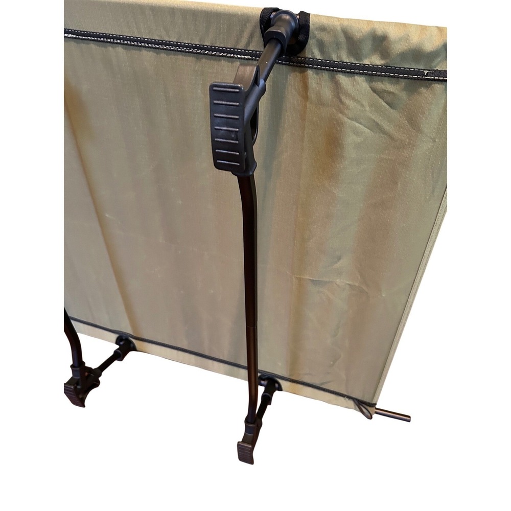HITORHIKE Portable Camping Cot Lightweight Folding Bed Olive Green with Bag - Picture 7 of 10
